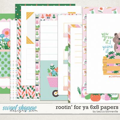 Rootin' for Ya 6x8 Papers by Becca Bonneville