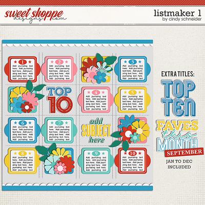 Cindy's Layered Templates - Listmaker 1 by Cindy Schneider