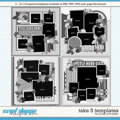 Cindy's Layered Templates - Take Five by Cindy Schneider