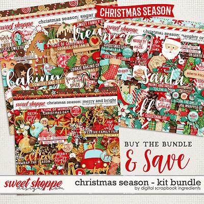 Christmas Season kit bundle by Digital Scrapbook Ingredients