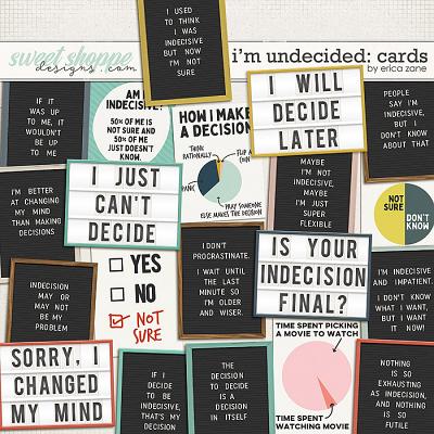 I'm Undecided: Cards by Erica Zane