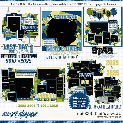 Cindy's Layered Templates - Set 233: That's a Wrap by Cindy Schneider
