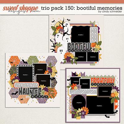 Cindy's Layered Templates - Trio Pack 150: Bootiful Memories by Cindy Schneider