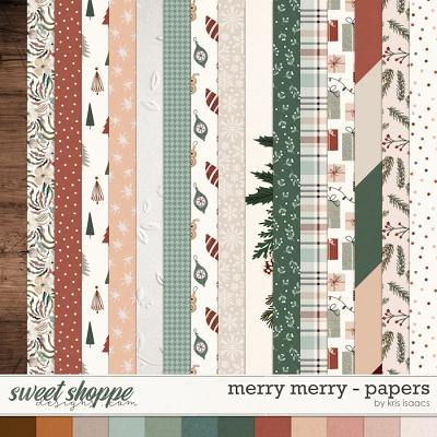 Merry Merry | Papers - by Kris Isaacs Designs