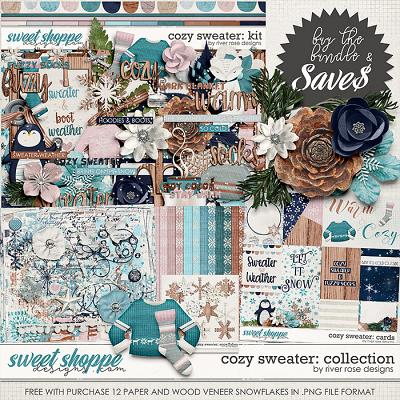 Cozy Sweater: Collection + FWP by River Rose Designs