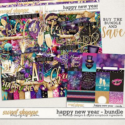 Happy new year - Bundle by Digital Scrapbook Ingredients & WendyP Designs