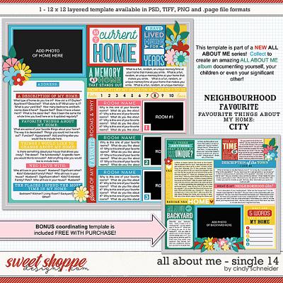 Cindy's Layered Templates - All About Me: Single 14 by Cindy Schneider