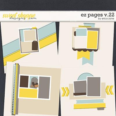 EZ Pages v.22 Templates by Erica Zane