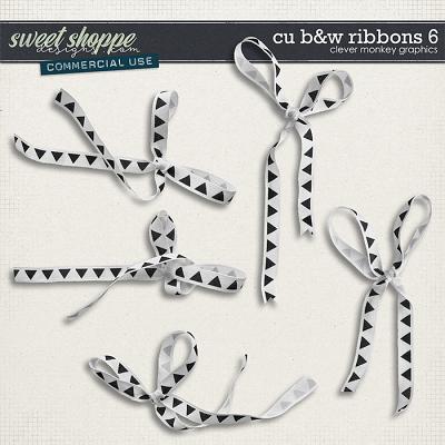 CU B&W Ribbons 6 by Clever Monkey Graphics 