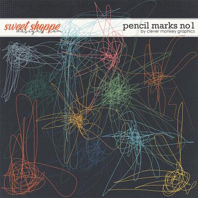 Pencil Marks No1 by Clever Monkey Graphics