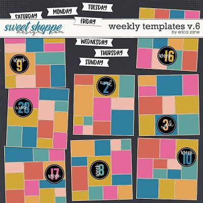 Weekly Templates v.6 by Erica Zane