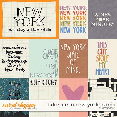 Take me to New York: cards by Amanda Yi