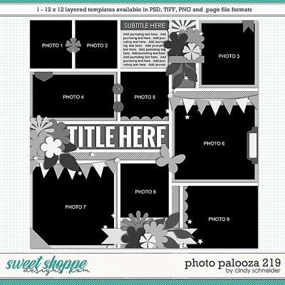 Cindy's Layered Templates - Photo Palooza 219 by Cindy Schneider