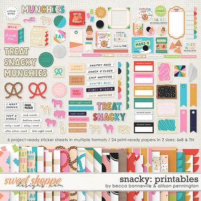 Snacky: Printables by Allison Pennington & Becca Bonneville