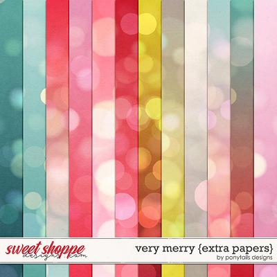 Very Merry Extra Papers by Ponytails