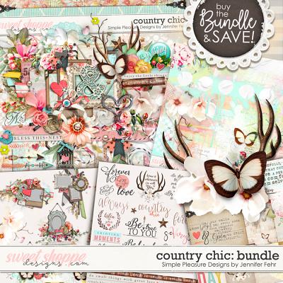 Country Chic BUNDLE: Simple Pleasure Designs by Jennifer Fehr