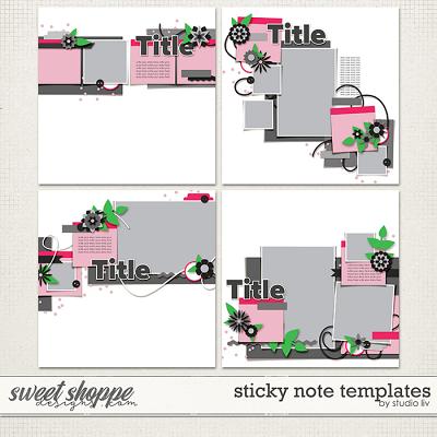 Sticky Note Templates by Studio Liv