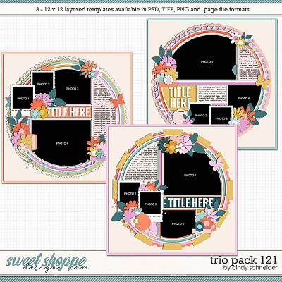 Cindy's Layered Templates - Trio Pack 121 by Cindy Schneider