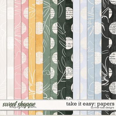 Take it Easy: Papers by River Rose Designs