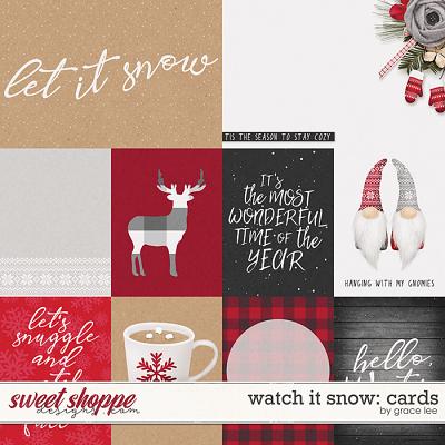Watch It Snow: Cards by Grace Lee