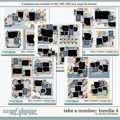 Cindy's Layered Templates - Take a Number: Bundle 4 by Cindy Schneider