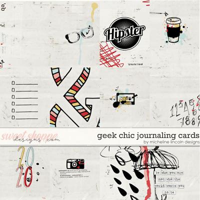 Geek Chic Journaling Cards by Micheline Lincoln Designs