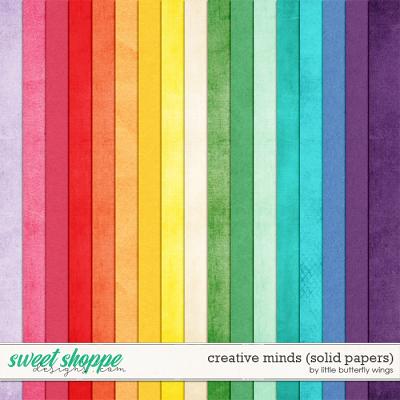 Creative Minds (solid papers) by Little Butterfly Wings