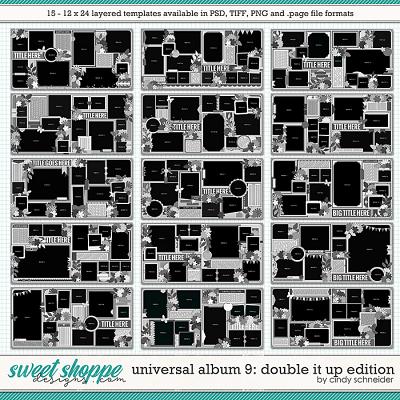 Cindy's Layered Templates - Universal Album 9: Double It Up Edition  by Cindy Schneider