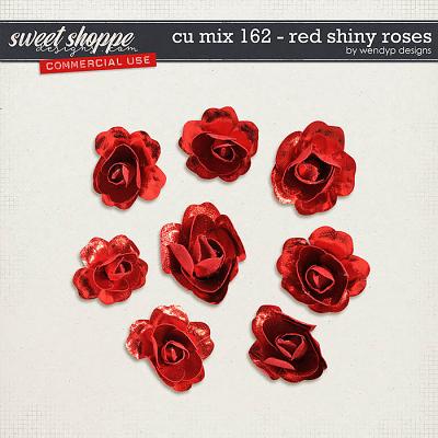 CU Mix 162 - Red shiny roses by WendyP Designs