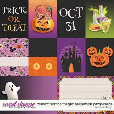 Remember the Magic: HALLOWEEN PARTY- CARDS by Studio Flergs