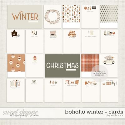 BoHoHo Winter | Journal Cards - by Kris Isaacs