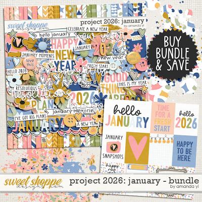 Project 2026: january - bundle by Amanda Yi