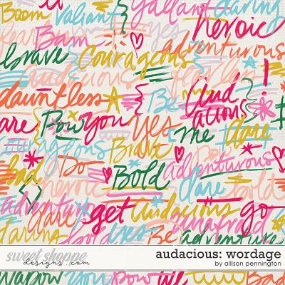 Audacious: Wordage by Allison Pennington