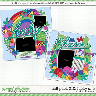 Cindy's Layered Templates - Half Pack 310: Lucky One by Cindy Schneider