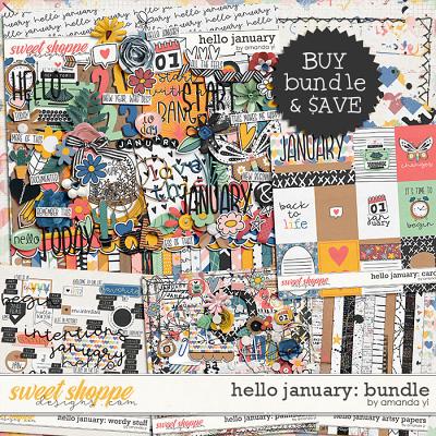 Hello January: bundle by Amanda Yi