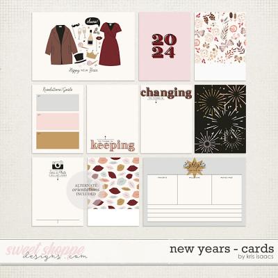 New Years | Journaling Cards - by Kris Isaacs Designs