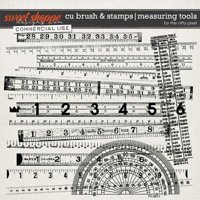 CU BRUSH & STAMPS | MEASURING TOOLS by The Nifty Pixel
