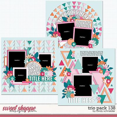 Cindy's Layered Templates - Trio Pack 138 by Cindy Schneider