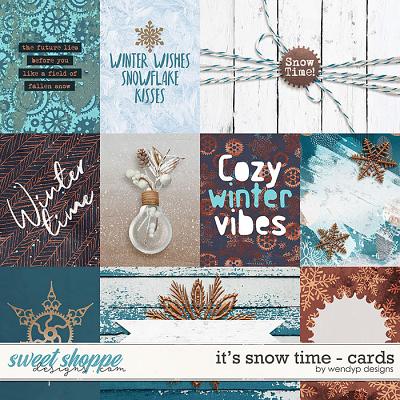 It's snow time - Cards by WendyP Designs