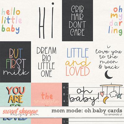 Mom mode: oh baby: cards by Amanda Yi