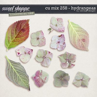 CU Mix 258 - Hydrangeas by WendyP Designs