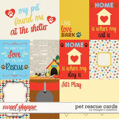 Pet Rescue Cards by Meagan's Creations