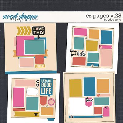 EZ Pages v.28 Templates by Erica Zane