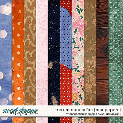 Tree-mendous Fun Mix Papers by Sweet Doll Designs and Connection Keeping