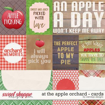 At the apple orchard - cards by WendyP Designs