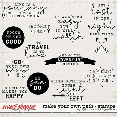 Make Your Own Path | Stamps by Digital Scrapbook Ingredients