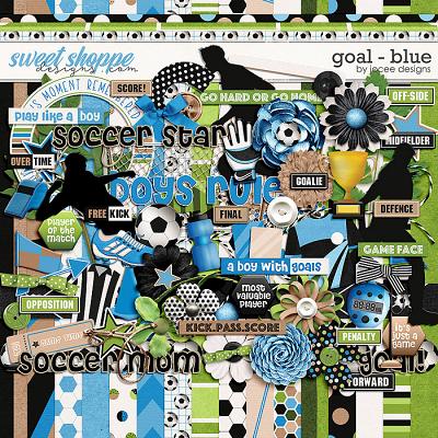 Goal Blue by JoCee Designs