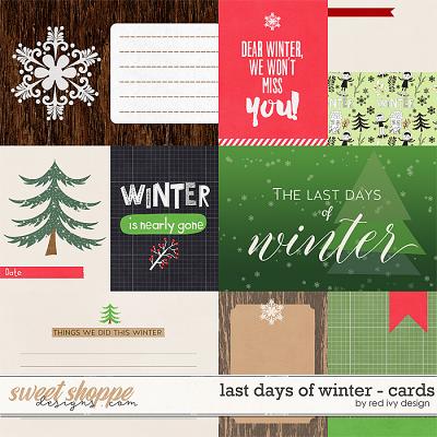 Last Days of Winter - Cards by Red Ivy Design