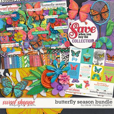 Butterfly Season Bundle by Clever Monkey Graphics 