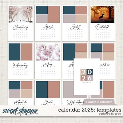 Calendar 2026 (Sunday -Saturday) | Designed by Soco